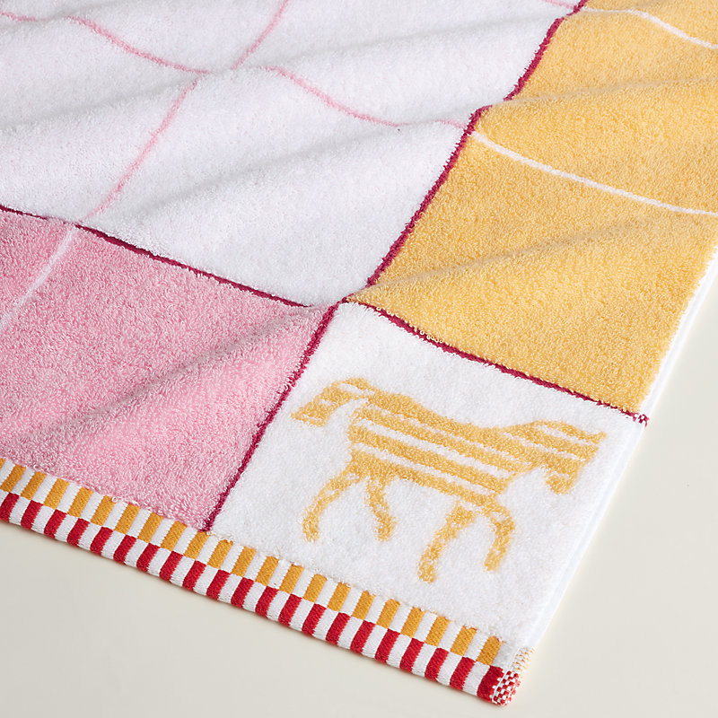 Serviette de toilette Les Cabanes | Hermès Canada